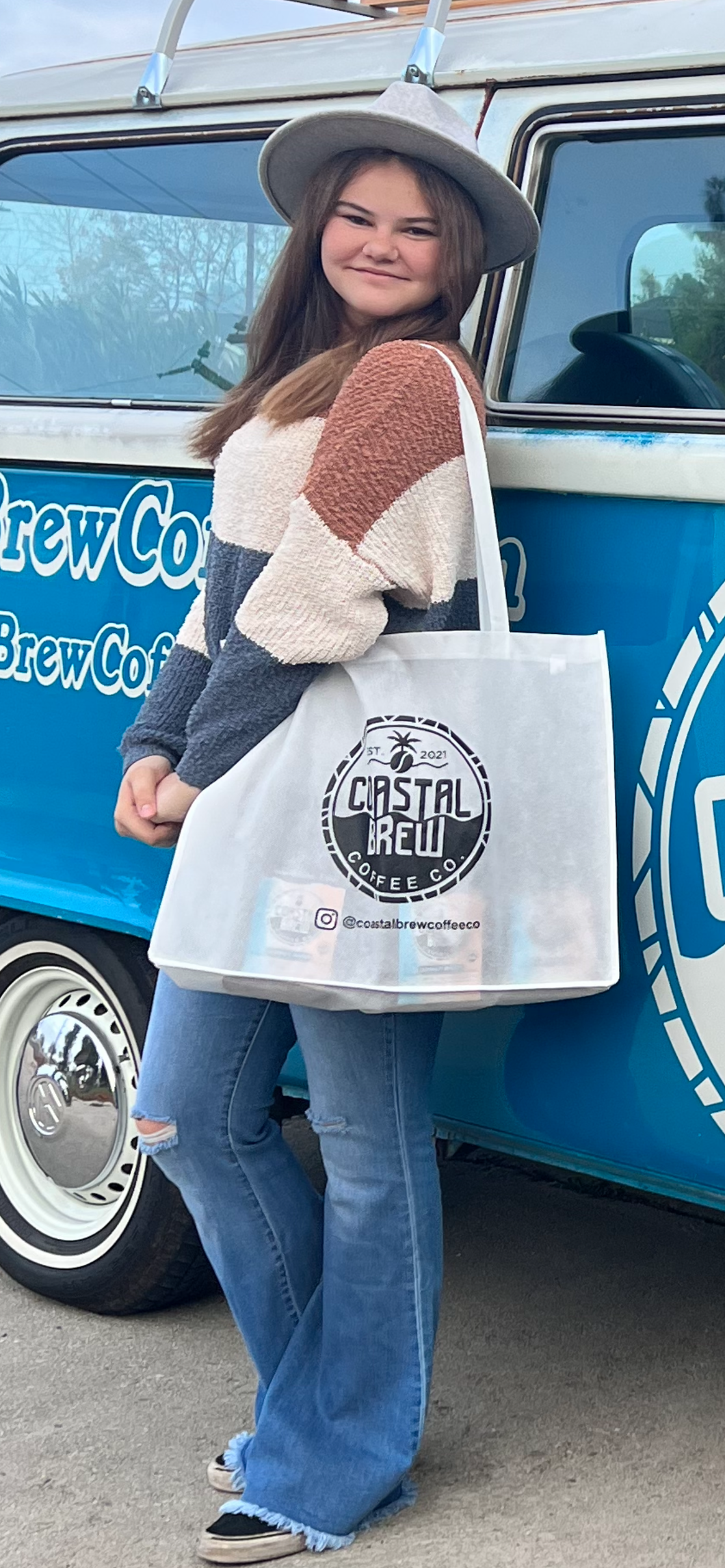 Coastal Brew Beach Tote